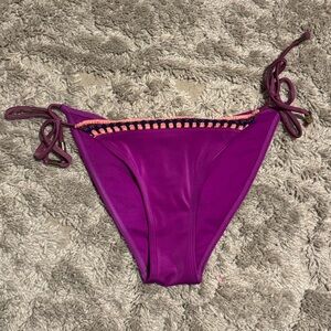 H&M Crochet Purple Bikini Bottoms